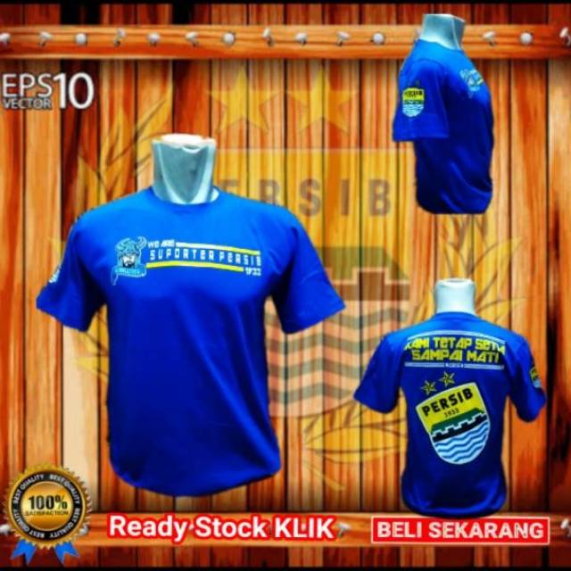 TERLARISS baju Persib we are suporter Viking biru hitam murah pria wanita