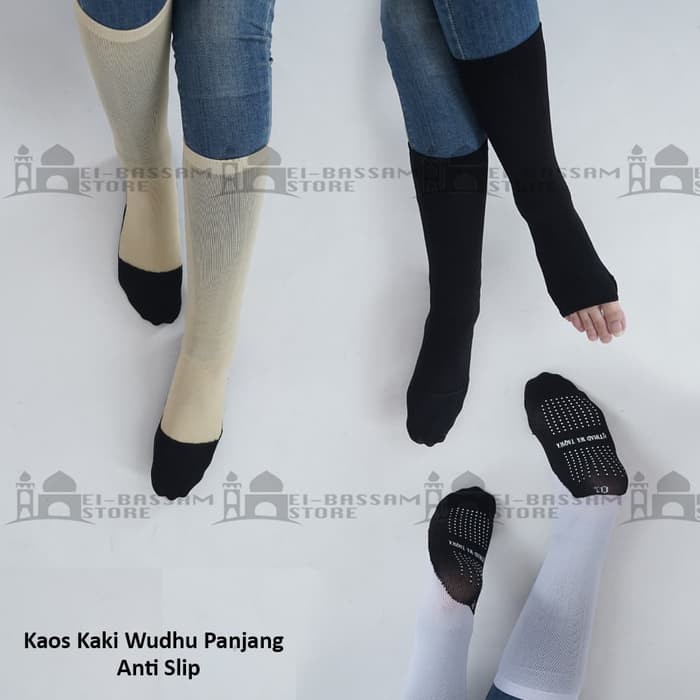 Kaos Kaki Wudhu Panjang Anti Slip Ijtihad/Best Seller/Harga Grosir/Bisa bayar di tempat