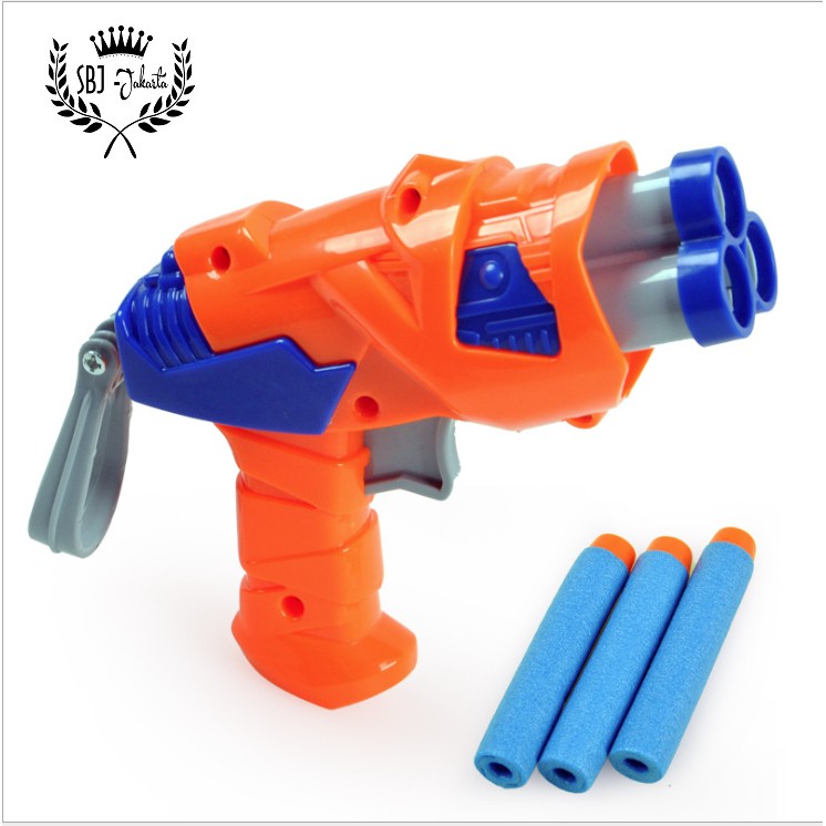 Mainan Pistol anak mini Soft Bullet Mirip Nerf Soft Bullet Gun