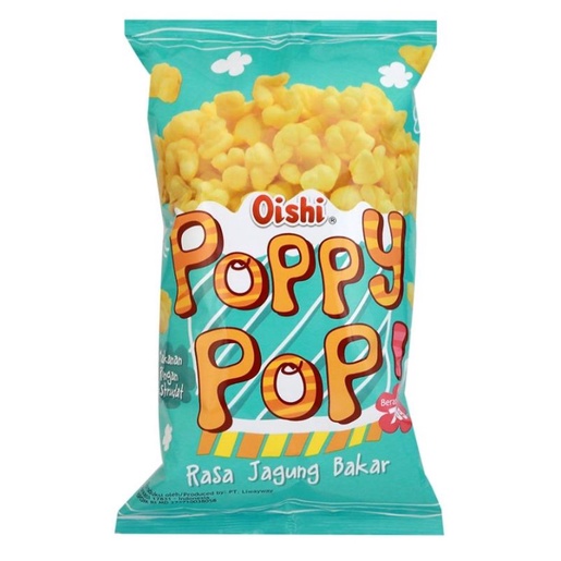 

Oishi snack poppy pop jagung bakar 60gr