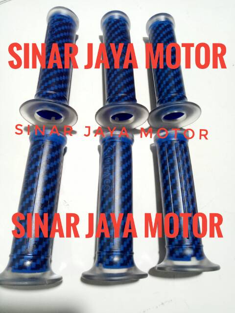 Grip karbon model haris biru universar