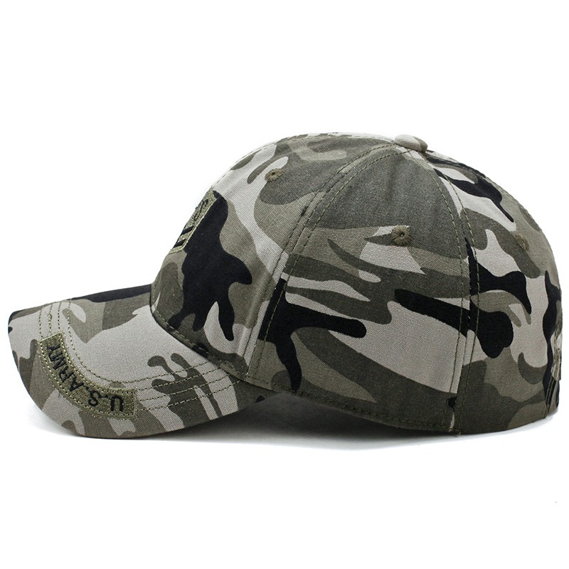 NEXTSTOP-060 Tentara Kamuflase Pria Outdoor Topi Baseball