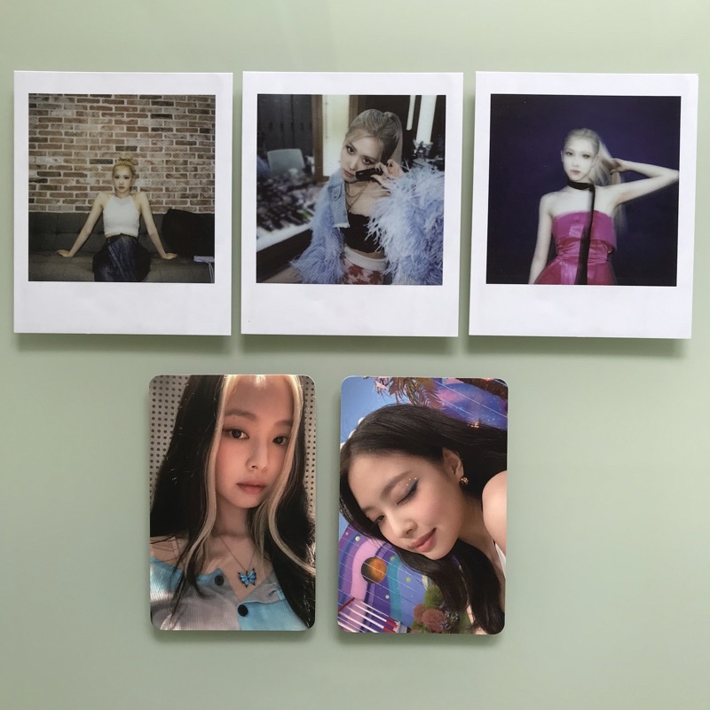 Photocard Jennie Wink Butterfly POB Ktown The Album Official PC Jenwink