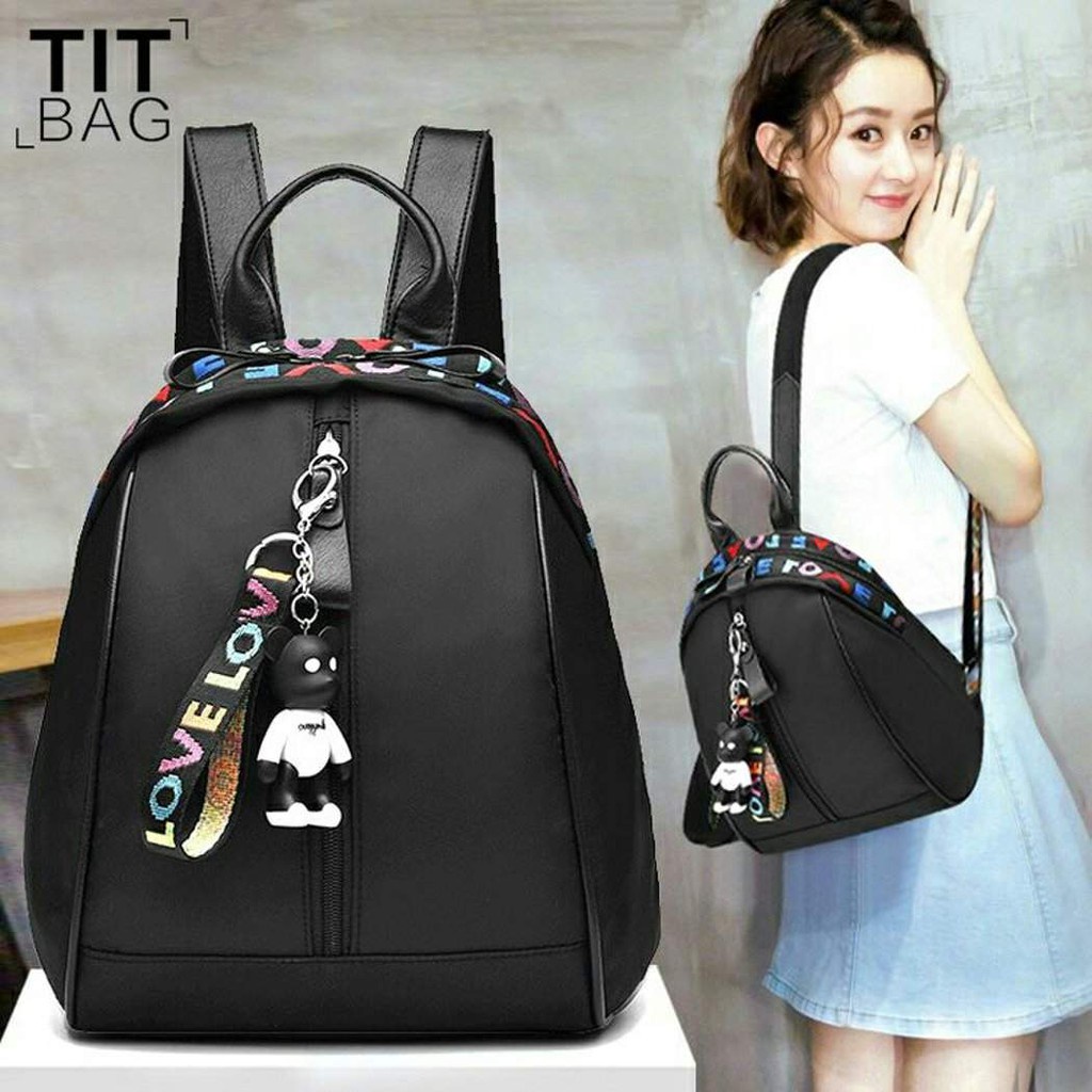 HARGA PROMO!!!TAS RANSEL LOVE/POLOS  IMPORT KEKINIAN FASHIONABLE