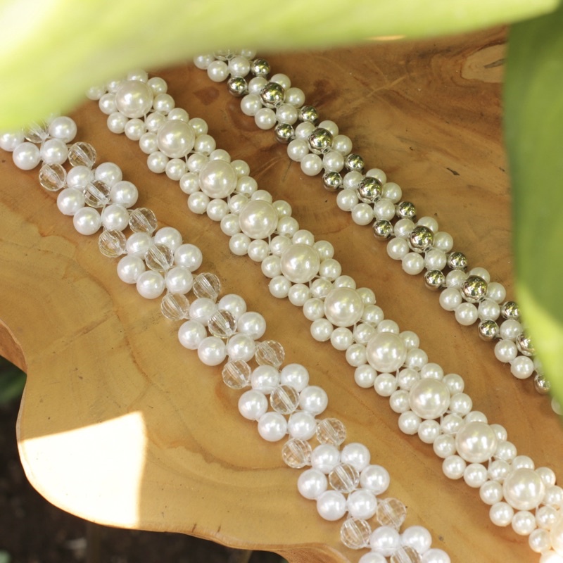 (PO) DAISY BAG STRAP / Tali Tas Manik / Strap Tas Mutiara / Pearl Strap / Strap Bag