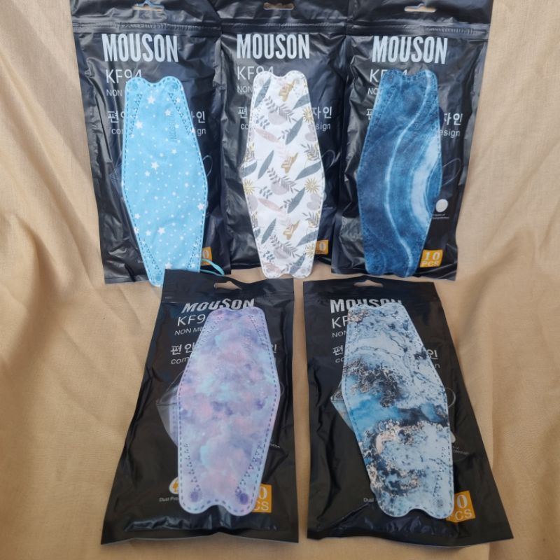 MASKER KF 94 MOUSON MOTIF/MASKER KOREA/MASKER 3D-2