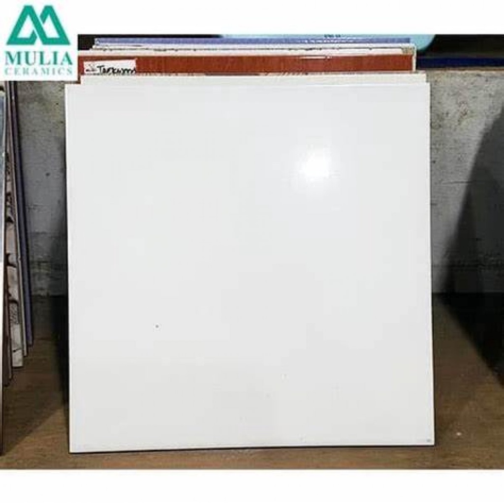 Keramik Mulia warna putih 40x40 KW1