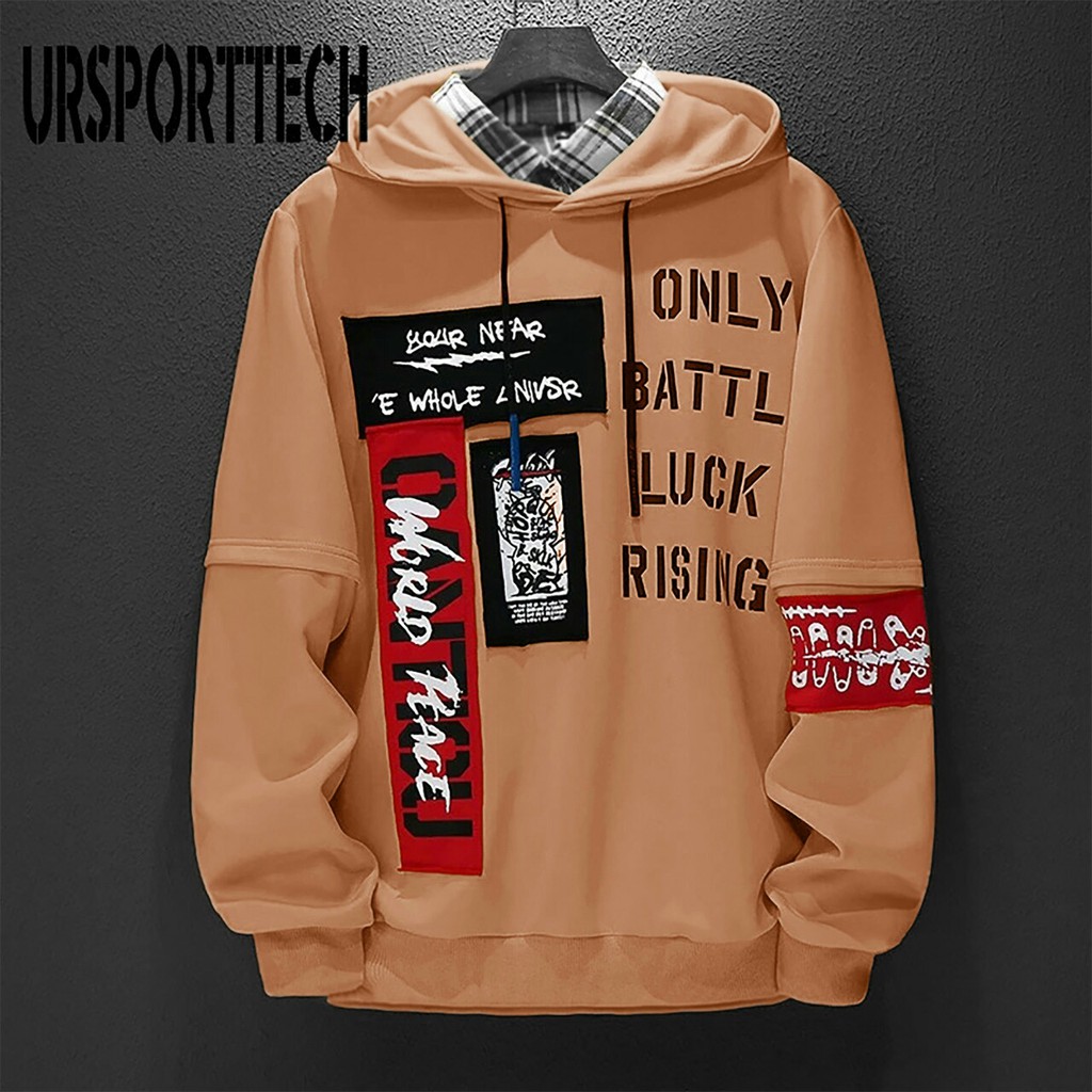 (BISA COD)sweater pria terbaru size M|L,XL hoddie bandung sweater terlaris hoddie rising - panteloni