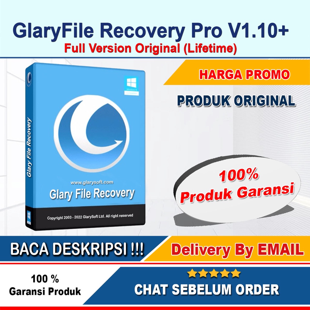 Glary File Data Recovery V.1.10.13 Terbaru