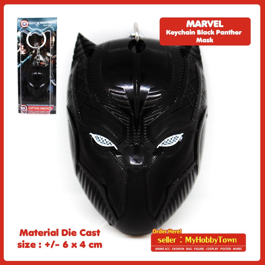 Gantungan Kunci Marvel : Topeng / Mask Black Panther