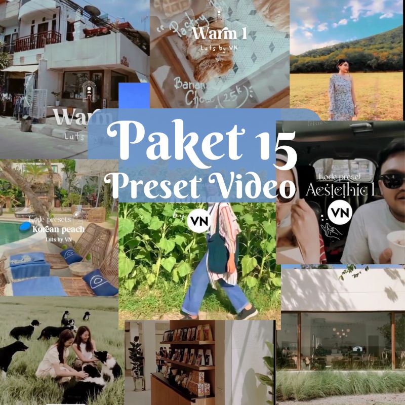 Paket 15 Preset Video Selebgram