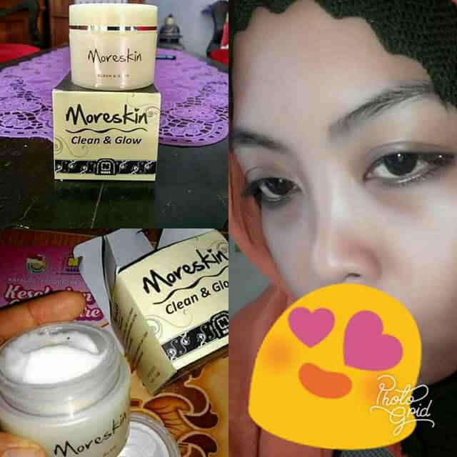 PRODUK WANITA TERBARU cream glowing / cream pemutih / pencerah Moreskin clean and glow