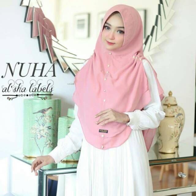 Hijab jilbab instan/ Khimar Nuha