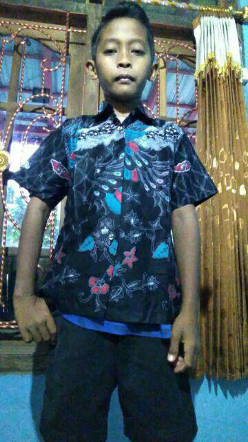 Batik Couple Keluarga - Bisa Cod - Couple Batik Indonesia Sarimbit Gamis Familly  - Batik Putra Hadi