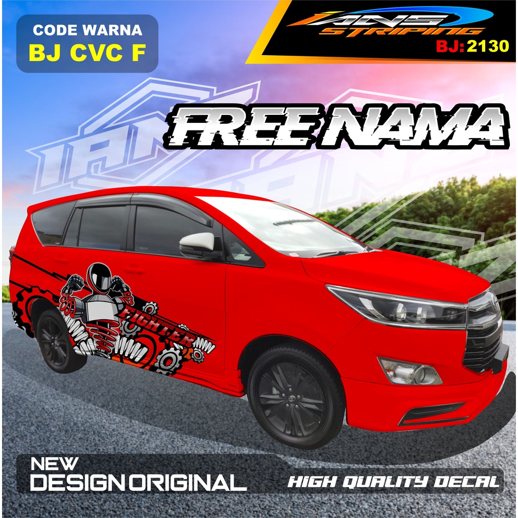 STICKER MOBIL INNOVA REBORN / VARIASI STICKER MOBIL AVANZA  / STIKER MOBIL XENIA / DECAL STIKER MOBIL PAJERO SPORT