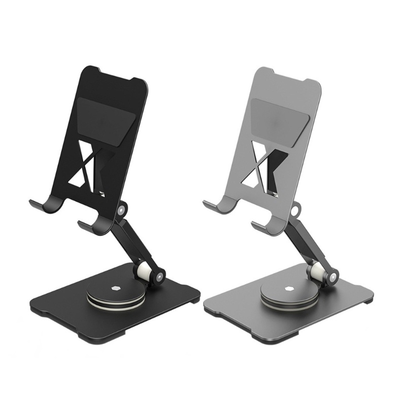 Zzz Stand Holder / Dudukan Ponsel / Tablet Model Lipat Bahan Aluminum Portabel Adjustable Untuk Meja