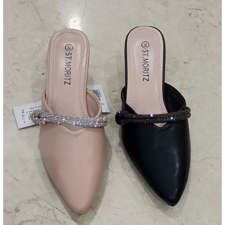 sepatu sandal pesta St Moritz