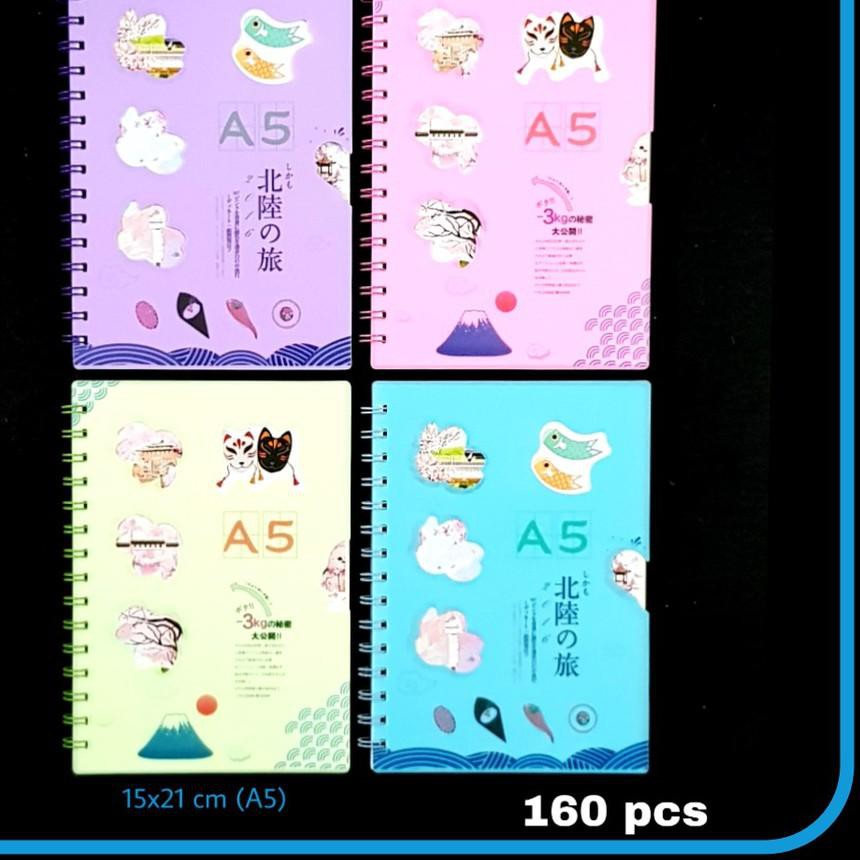 

haSOS Notebook Spiral A5 WZ-28825-55 / Buku Catatan Spiral / Buku Spiral ha CB(A47B58)