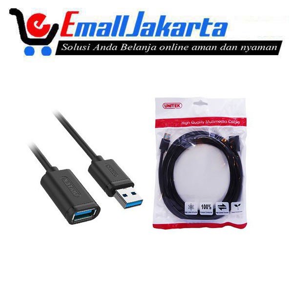 Unitek (YC458GBK) Kabel Perpanjangan USB 3.0 - 1.5 Meter