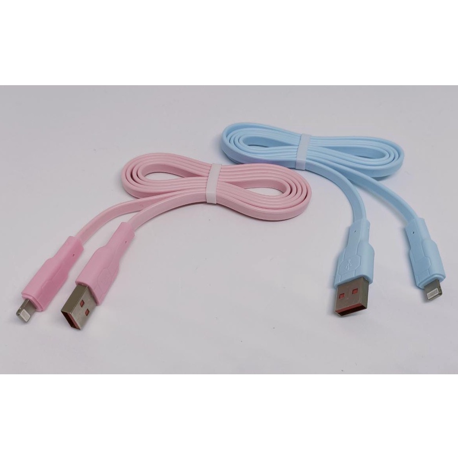 Kabel data MicroUSB Type-C Lightning fast charging Macaron Grosir