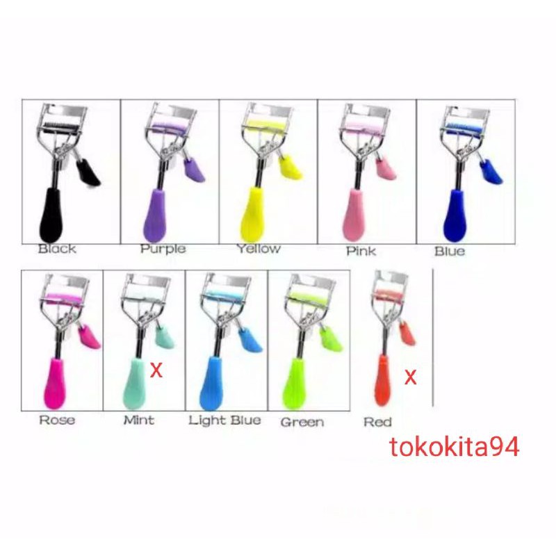 (Jakarta)Penjepit Bulu Mata Eyelash Curler 1 Pcs Original - Penjepit Bulu Mata Sisir Warna