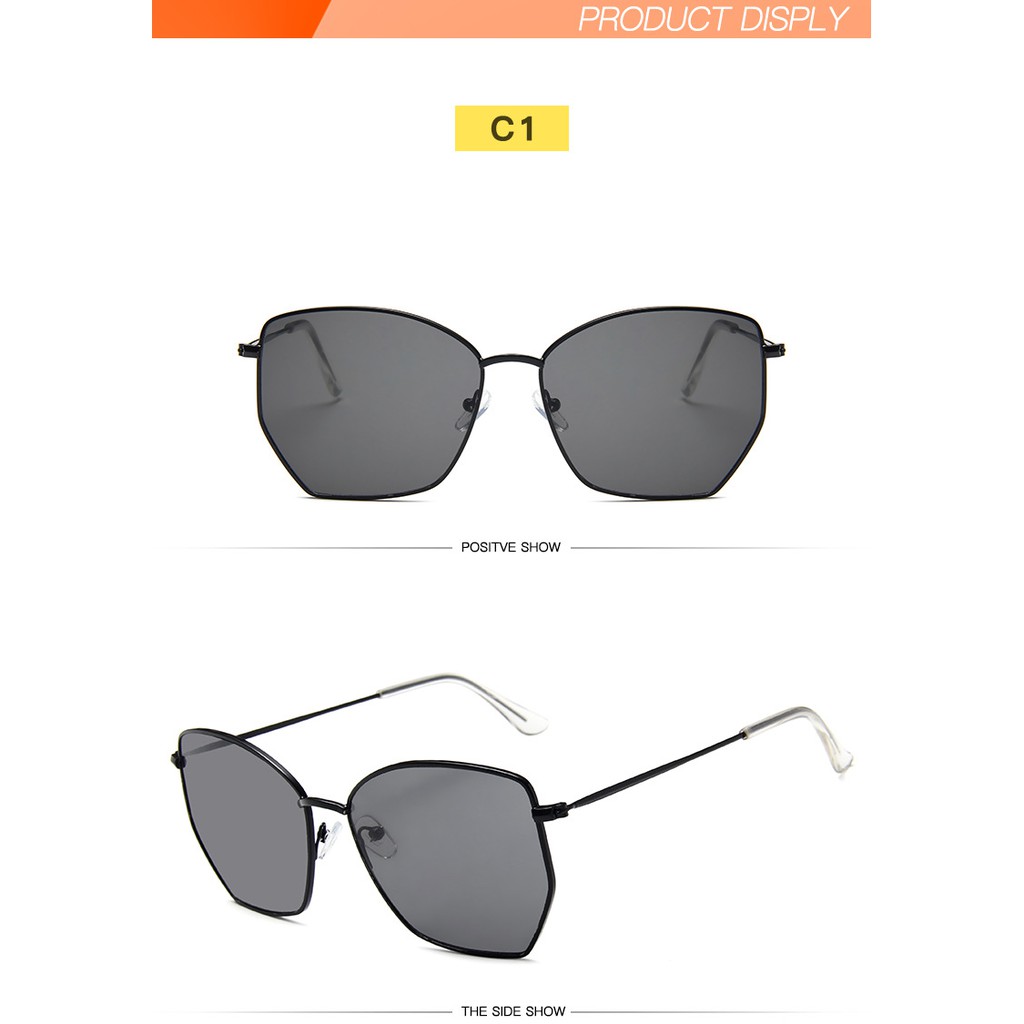 (COD) Kacamata Hitam Fashion Korea Pria / Wanita Sunglasses Unisex MALL SHOPPING