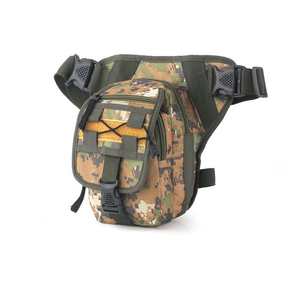 Tas Selempang Pria Waistbag Tas Pinggang Tactical Loreng Army Tas Kaki Paha Samping Cowok