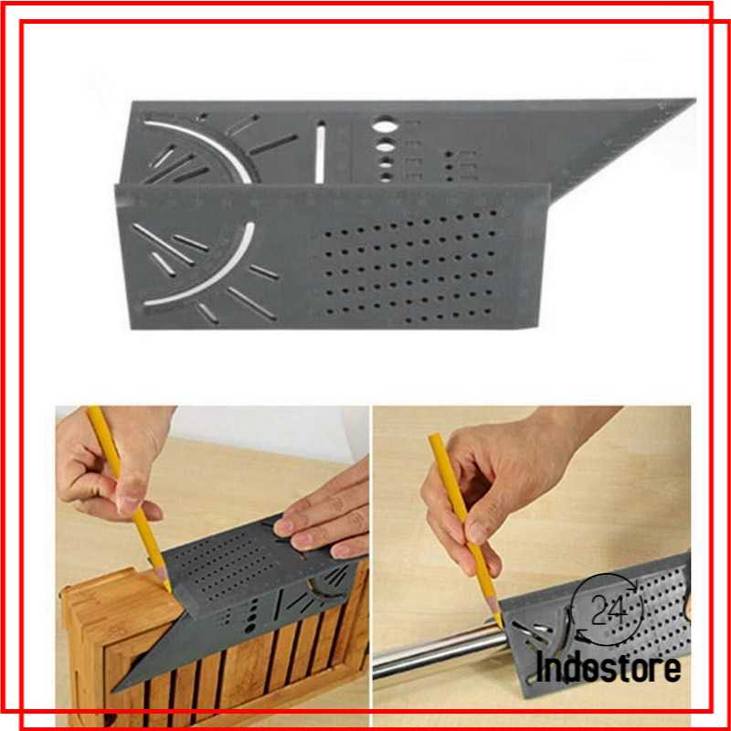 

DIDIHOU Penggaris Mark Line 3D Measuring Ruler Gauge - M141426