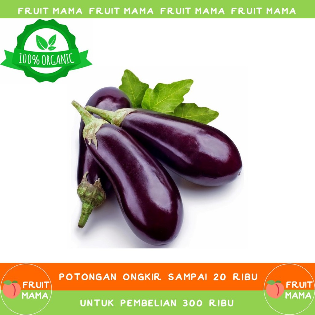 

TERONG UNGU Organik 1000 Gram| Fruit Mama | Buah Impor & Sayur Organik