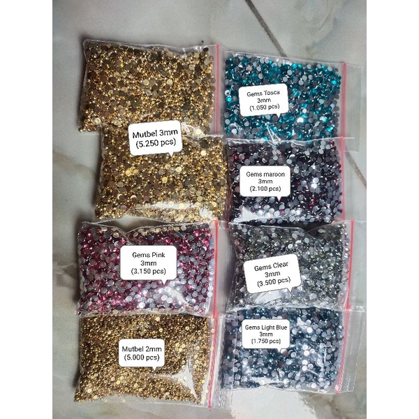 Rhinestone / Gemstone 3mm