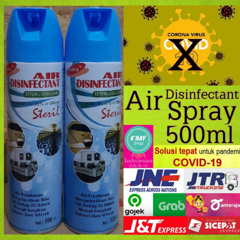 Jual Disinfectant Zone Air Disinfectant Spray 500ml | Shopee Indonesia