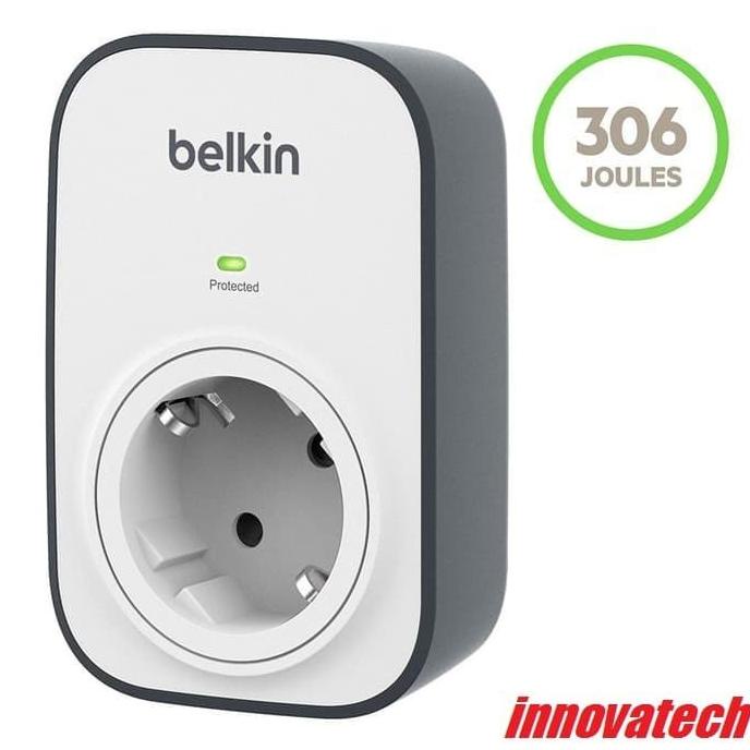 Belkin Surge Protector Colokan LIstrik Anti Petir 1 Outlet BSV102VF