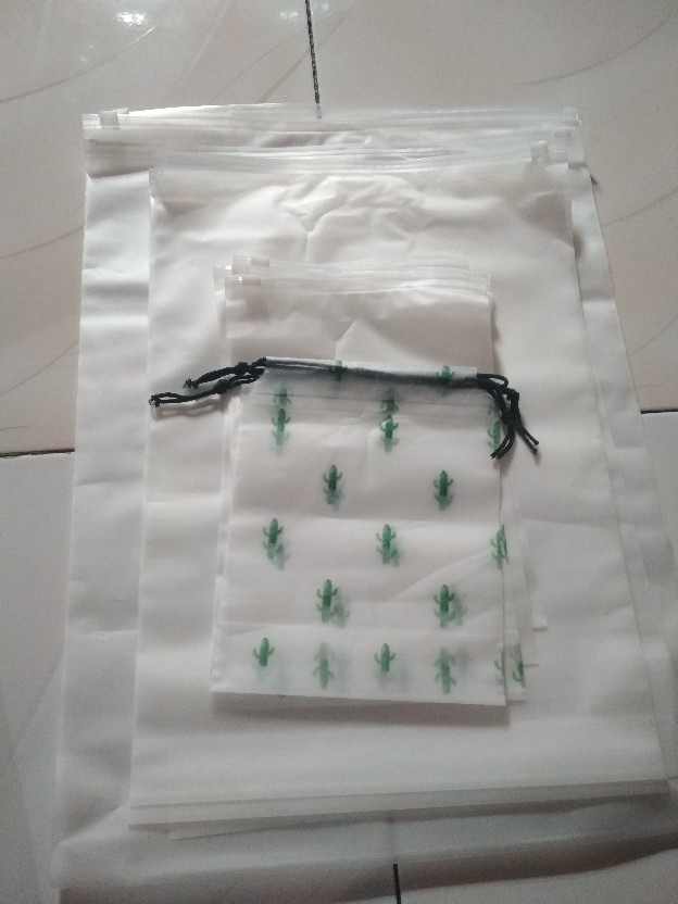 Anekagrosir | Zipper Storage Bag Besar / Organizer Bag Dengan Zip Lock Part 3