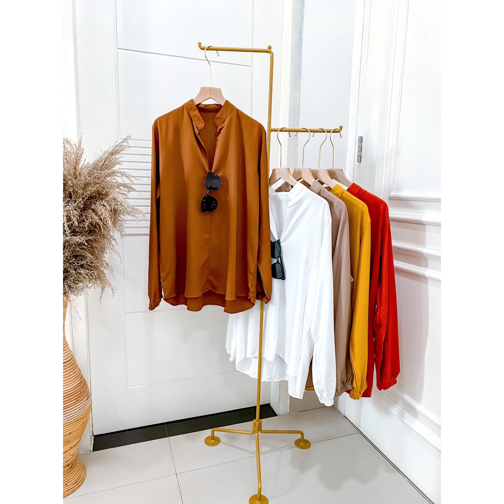 Double Lucky / Basic Twill / Atasan Rayon / Baju Atasan Wanita / All Size-3