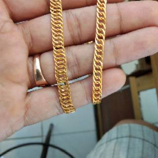  Gelang  emas  asli kadar  99 9 24k 999 LM london  murni  