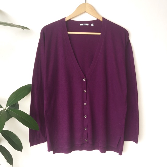 Cardigan Purple JUMBO ORI BY UNIQLO