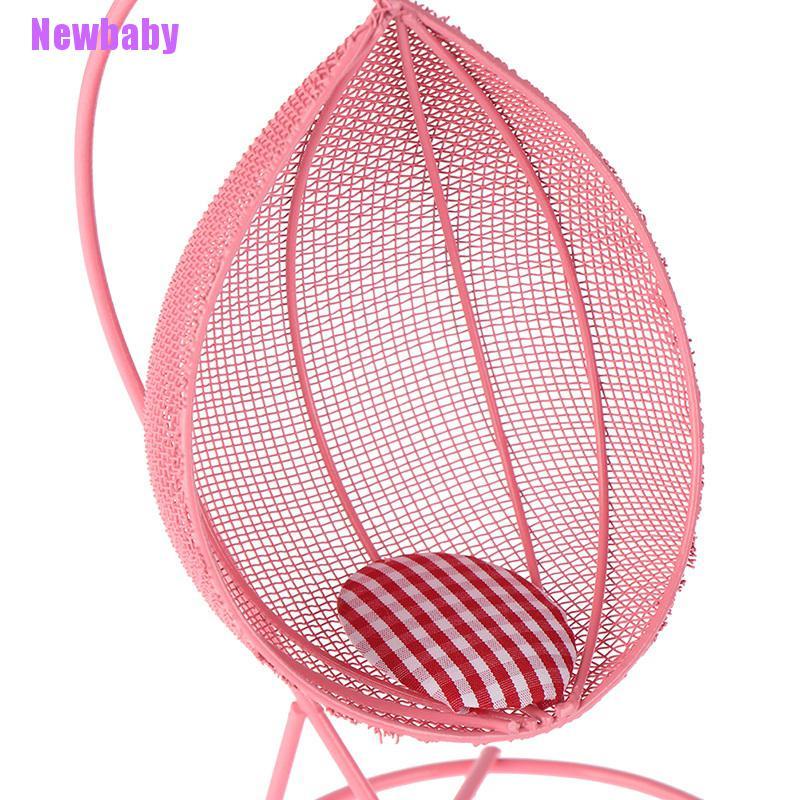 (Newbaby) Miniatur Hammock / Kursi Ayun Skala 1: 12 Untuk Dekorasi Rumah Boneka