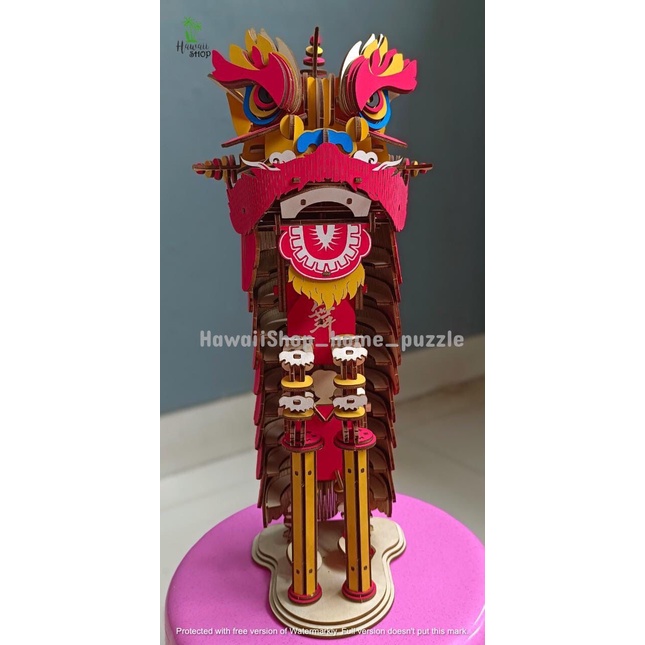 Puzzle 3D DIY bahan kayu -BARONGSAI