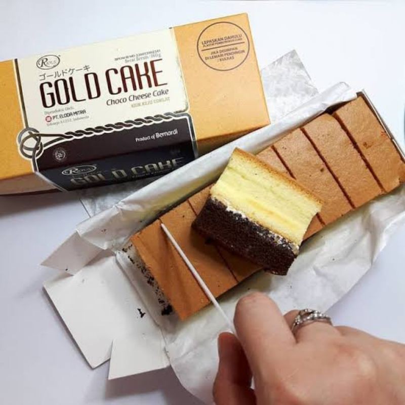 

Rious Gold Cake Choco Cheese Cake Mini - Berat 200 Gr