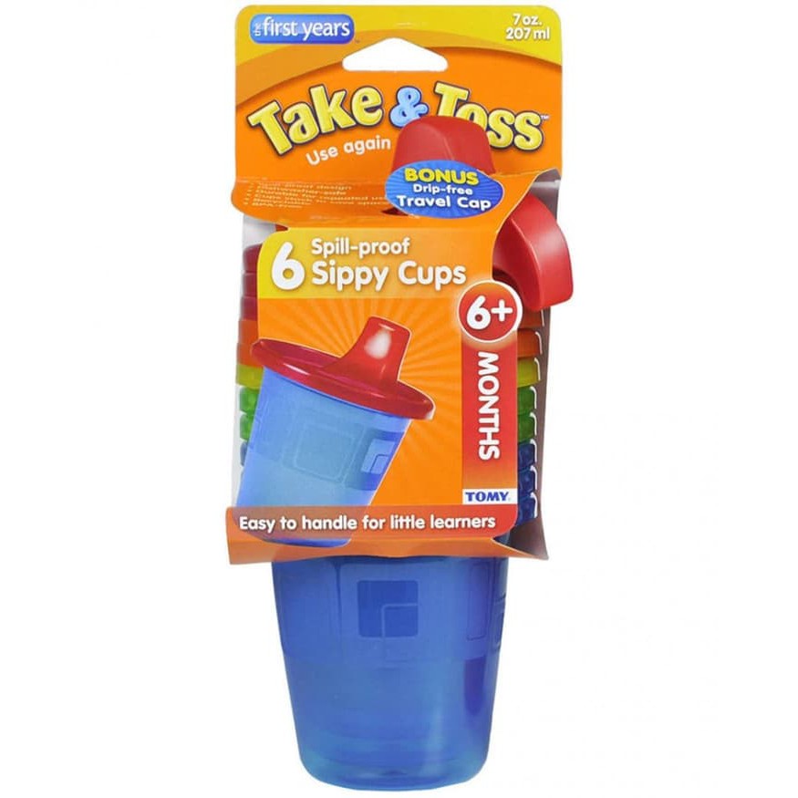 THE FIRST YEARS Y1300A9B TAKE N TOSS 7OZ - SPILL-PROOF BLUE |R2814