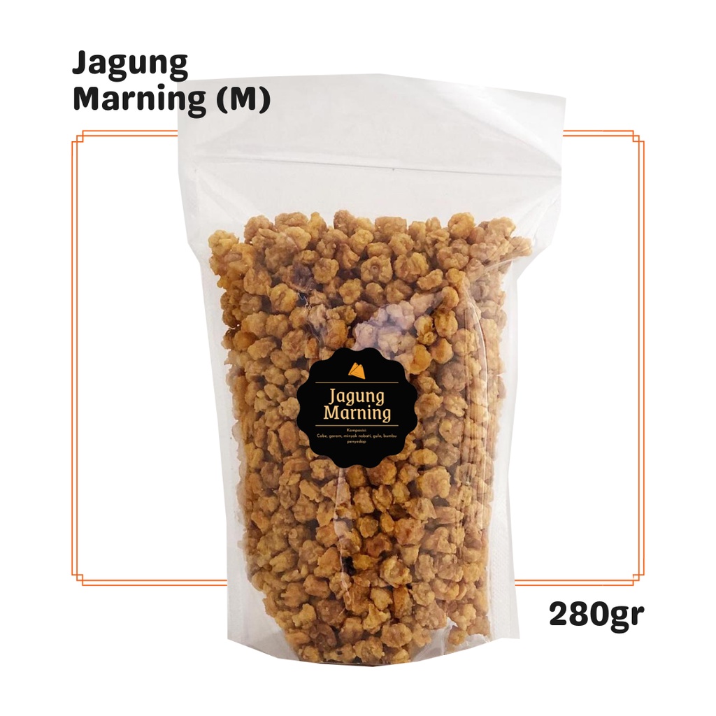 

Jagung Marning (M) 280gr / Popcorn / Snack Cemilan Camilan Pedas Manis