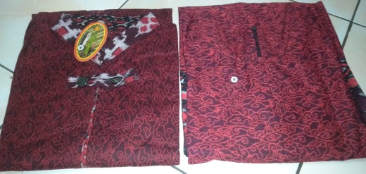 Batik Couple Keluarga Sania Ruffle Ori Ndoro Jowi Dnt Motif Mega Abang
