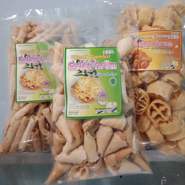 

Opak gambir,kembang goyang