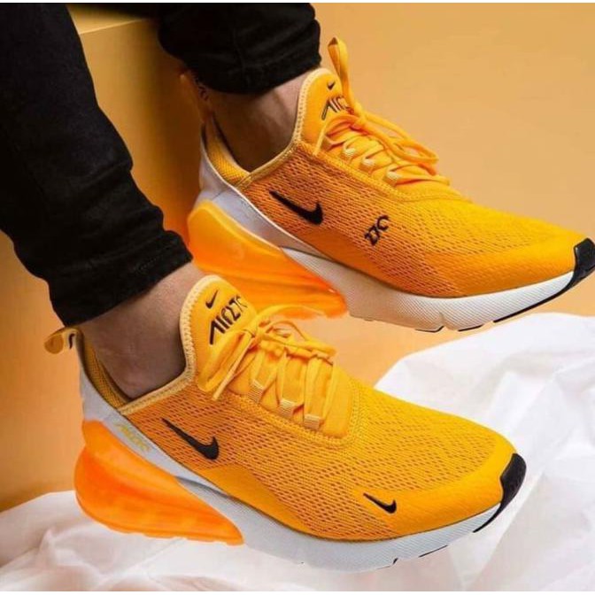 Barang Berkualitas Sepatu Wanita - Nike Air Max 270 Laser Orange - PRM PROMO