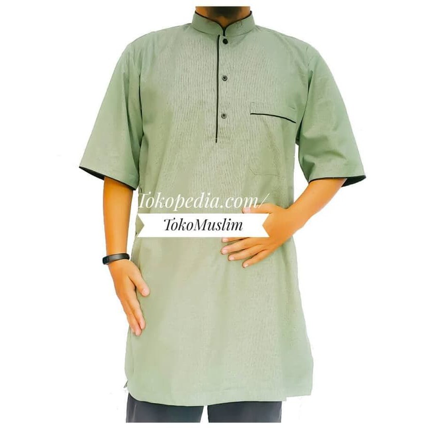 Gamis Ikhwan (Laki-laki) Lengan Pendek Selutut