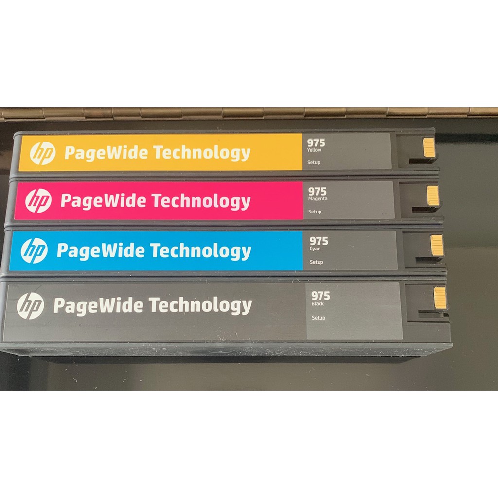 Printer Hp 477 Pagewide 477DW TINTA HP 975 ORIGINAL RECYCLE. 4 color