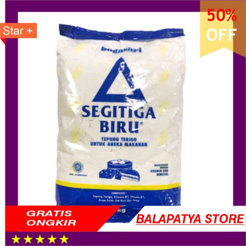 

Terigu Segitiga Biru 1Kg