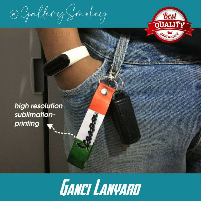 

GANTUNGAN KUNCI LANYARD - BAHAN PITA BUKAN AKRILIK