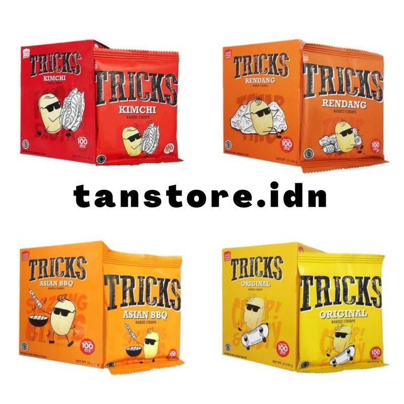 

Tricks Baked potato Snack 1 box x 10 Sachet (18gr)