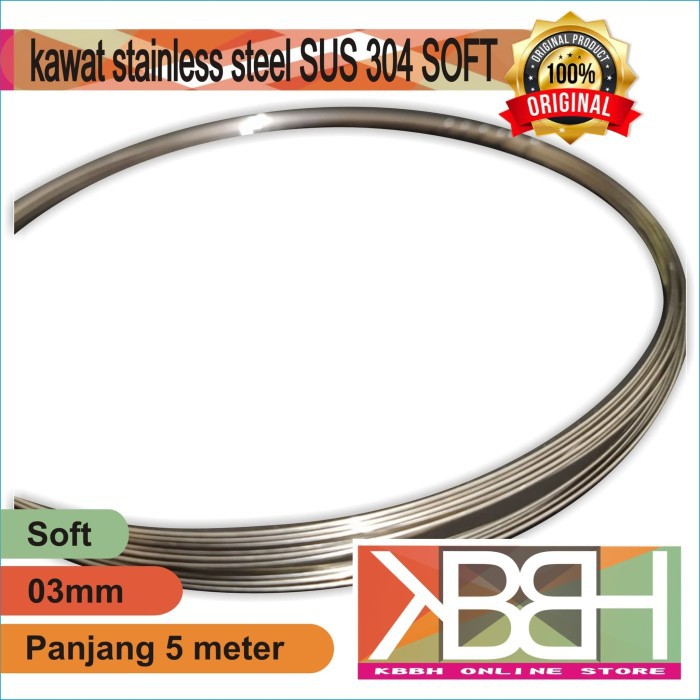 Jual KAWAT STAINLESS STEEL SUS 304 0.3MM SOFT Murah | Shopee Indonesia